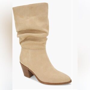 Kensie Victoria Slouch Boot in Sand size 7.5